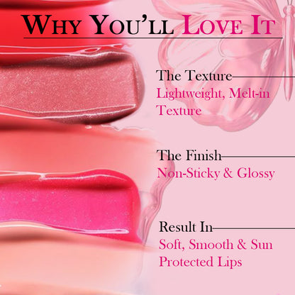 Moraze Hydrating Lip Gloss | High Shine & Non Sticky