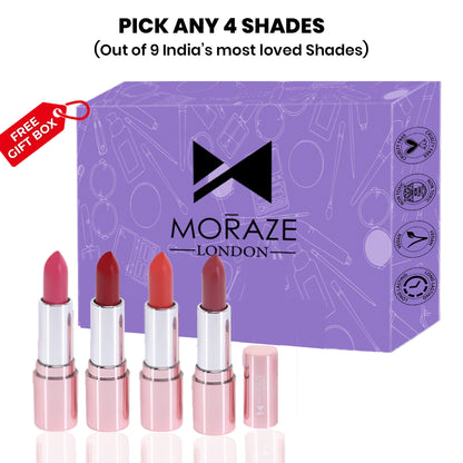 4 Glamorous Lipstick Kit - SPF 25