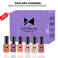 6 TRENDING NUDE NAIL POLISH KIT