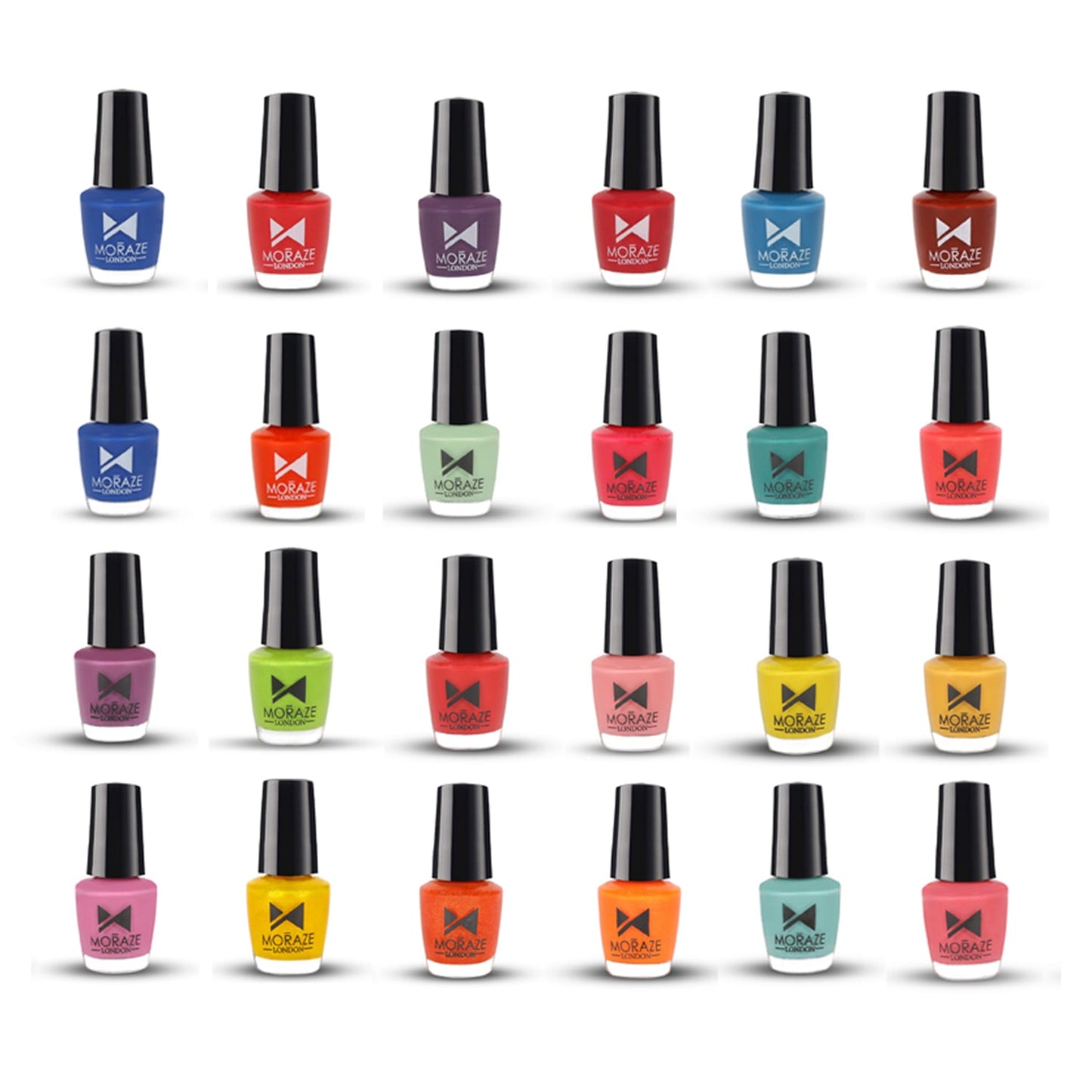 Moraze Mini Nail Polish - Pack of 24