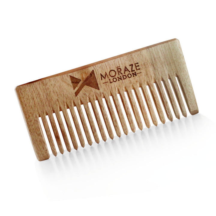 Moraze Pure Neem Wood Comb, Brown