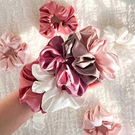 Pack of 2 Satin Scrunchies - Multicolor