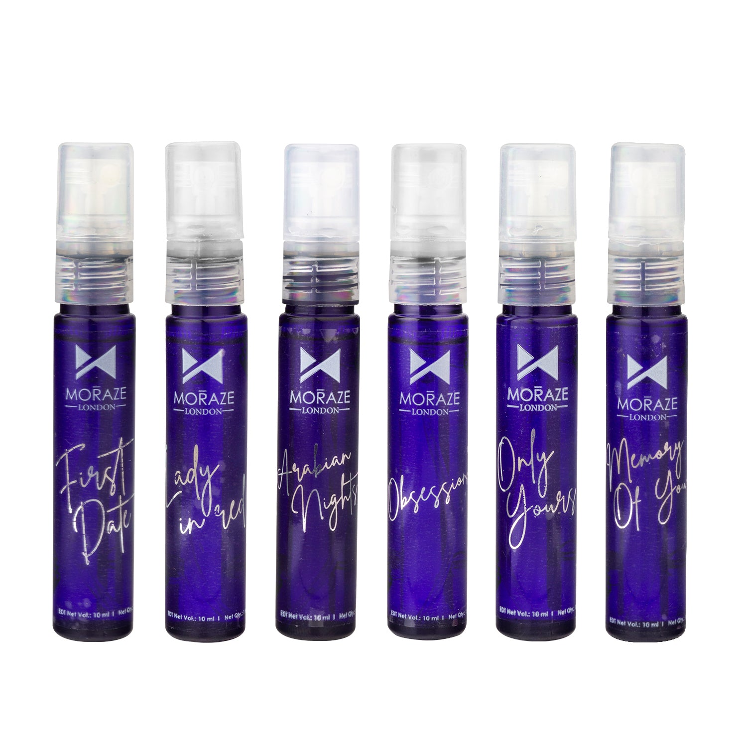 Moraze Pack of 6 Perfume Set